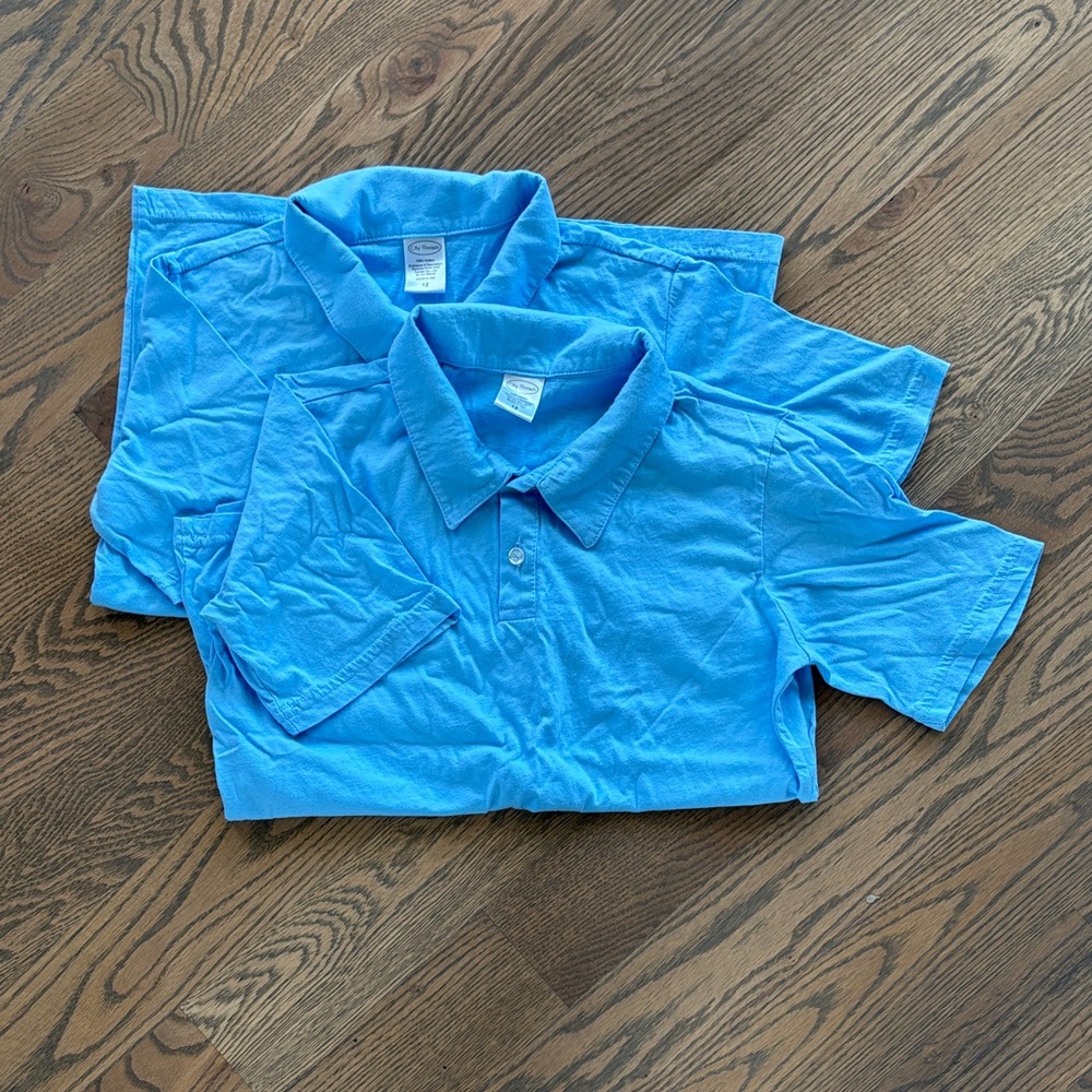 City Threads Light Blue Polo Shirt